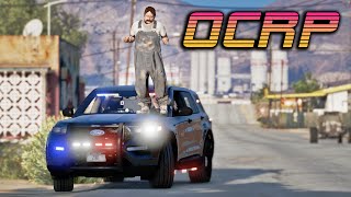 Car Surfing in OCRP GTA5 RP [upl. by Aciretnahs286]