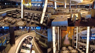 Harmony of the Seas Main Dining Room  Royal Caribbean Cruise Ship Restaurant Tour [upl. by Lombardy]