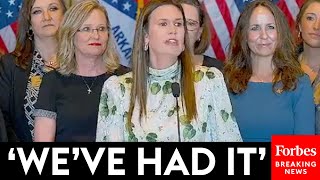 BREAKING Huckabee Sanders Signs Order Banning Woke Terms Like Pregnant People From State Govt [upl. by Ekle]