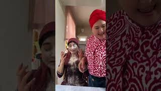 Shoshqaloq kelin 😂 shoshib qovun tushirdi reels duet prikol youtubeshorts [upl. by Terrijo]