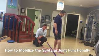 How to mobilize the subtalar joint functionally [upl. by Sucy]