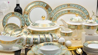 Professional bone china dinner sets manufacturers 丨KAROSA [upl. by Bills]