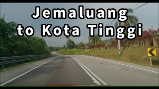 Driving from Jemaluang to Kota Tinggi [upl. by Ariuqahs]