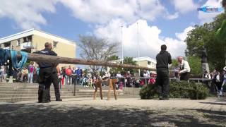 Maibaum aufstellen 2014  St Markus MünchenNeuaubing am 01052014 [upl. by Nikolai]