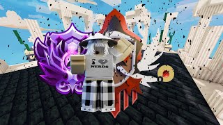 Using Caitlyn in Roblox Bedwars Its OP [upl. by Fotinas]