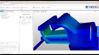 Static Structural Analysis of a CAD Assembly bench vice [upl. by Christiano902]