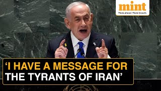 Theres No Place In Iran That Israel Cannot Reach Netanyahus Threat To Iran At UNGA  WATCH [upl. by Lertnom]