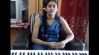 manohari song from baahubali on keyboard by s mythily [upl. by Nodnerb]