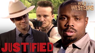 Top 5 Moments Of Justified Season 1 ft Timothy Olyphant  Wild Westerns [upl. by Retswerb]