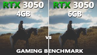 RTX 3050 4GB vs 3050 6GB Laptop Gaming Benchmark Test  Lenovo LOQ vs Asus TUF  RTX 3050 [upl. by Anavoig965]