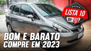 10 CARROS BONS E BARATOS EM 2023 [upl. by Nil]