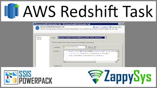 SSIS Amazon Redshift Data Transfer Task  Load Data into Redshift from SQL Server MySQL Flat Files [upl. by Ynohta]