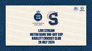 MIDDLESEX V NORTHAMPTONSHIRE STEELBACKS LIVE STREAM  METRO BANK ONE DAY CUP [upl. by Goltz473]