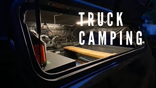 Solo Truck Camping in Canada 솔로트럭 캠핑 Caption ON [upl. by Yenrab]