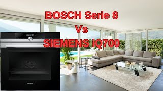 BOSCH Serie 8 Vs SIEMENS iQ700  Welcher EinbauBackofen ist der beste [upl. by Jamnes]