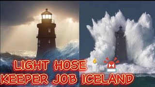 Light House Keeper Job In Iceland  Light House Keeper 🚨  Iceland Jobs  Lighthouse Life [upl. by Mechling14]