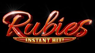 Rubies Instant Hit Slot Machine [upl. by Lenny305]