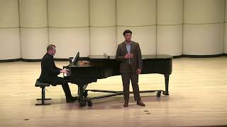 Nathan Person  Senior Voice Recital [upl. by Ambert]