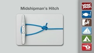 Midshipmans Hitch Knot  How to Tie the Midshipmans Hitch [upl. by Siletotsira]