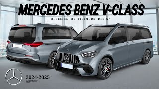 ALL NEW MERCEDESBENZ VCLASS 20242025 REDESIGN  Digimods DESIGN [upl. by Thorne133]