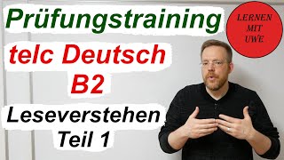 B2 Beruf mündliche Prüfung Teil 1 Themen 58 DTB Telc [upl. by Suedama]