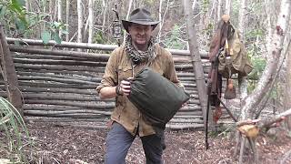 Oilskin and Wool Groundcloth from Bushcraft Spain [upl. by Oigile]