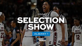 Womens 2024 NCAA tournament bracket  Albany 1 [upl. by Ettevy]