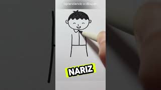 😱Aprende a dibujar un Niño con la letra O y H dibujolapiz dibujo dibujoalapiz art drawing [upl. by Nelehyram]