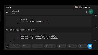 Print Right View of Binary Tree in C  Level Order Traversal [upl. by Nylleoj]