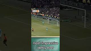 most impressive derby ever manchesterunited manchestercity derby football premierleague [upl. by Schlicher872]