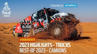 Trucks Highlights presented by Aramco Dakar2023 [upl. by Aggarwal]