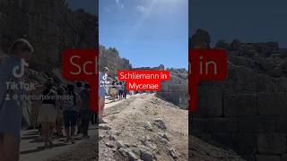 Schliemann in Mycenae excavation archaeology greece mycenae [upl. by Lledraw205]