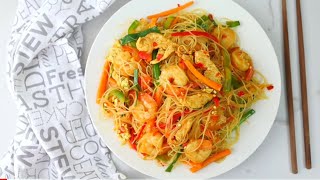 HOW TO COOK DELICIOUS VERMICELLI RICE NOODLES [upl. by Nysa]