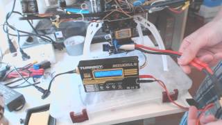 How to charge a battery with turnigy accucell 6 for the best drone quad copter [upl. by Oznola]