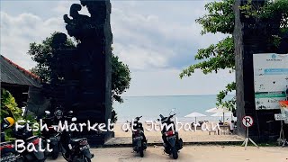 FISH MARKET AT JIMBARAN BEACH  BALI  CINEMATIC VIDEO SHOT ON IPHONE 13 PRO MAX [upl. by Langan]