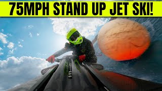 I CRASHED THE WORLD’S FASTEST STAND UP JET SKI [upl. by Nodrog]