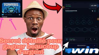 Le Secret bien caché sur le jeu TOWER dévoilé 😱😍games 1win [upl. by Reppep]