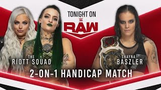 The Riott Squad VS Shayna Baszler [upl. by Dulce610]