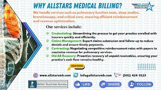 AllStars Medical Billing Pulmonology Billing amp Credentialing Experts [upl. by Bellew774]