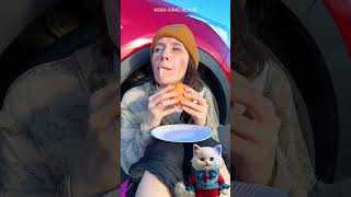 Homeless Girl VS Rich Guy 😹 👑 Food Challenge [upl. by Marsden]