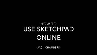 How to use Sketchpad Online [upl. by Weiner]