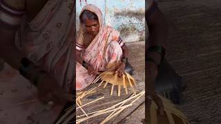 Amazing Bamboo Tokari Made By Old lady  Village Art namasteiindiaindianvillageartmaharashtra [upl. by Anhcar]