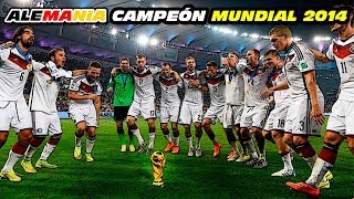 ALEMANIA 🇩🇪 CAMPEÓN 🏆 MUNDIAL 🌟 2⃣0⃣1⃣4⃣ [upl. by Enytnoel988]