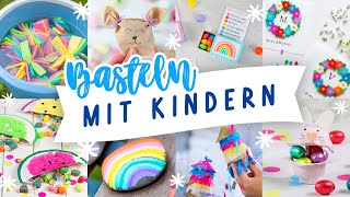 Pop Up Karte basteln mit Papier Herz ❤ Regenbogen 🌈 DIY Karte  Bastelideen Geschenke selber machen [upl. by Jamaal]