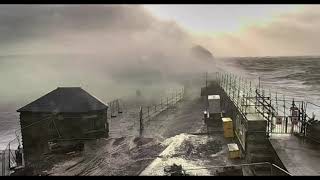 Storm Eunice  Porthcawl Pier [upl. by Eintirb538]