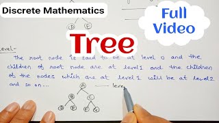 Tree  Types of tree  Binary Tree  Tree traversal  Full video  Discrete mathematics [upl. by Kazmirci]