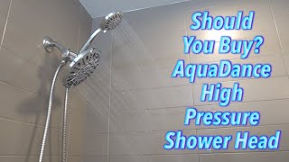 Should You Buy AquaDance High Pressure Shower Head [upl. by Anaila]