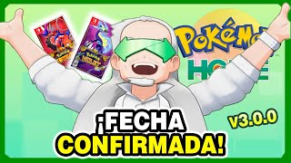 ✨¡AHORA SI ¡Nueva Fecha CONFIRMADA Para Pokémon Home y su Compatibilidad con Escarlata y Púrpura [upl. by Obala]