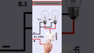 How to Control Two Bulbs with One Switch Easy Electrical Wiring Guide [upl. by Barbi132]