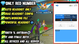 AUTO HEADSHOT CONFIG FILE FREE FIRE 2024  FREE FIRE HEADSHOT FILE [upl. by Aronal]